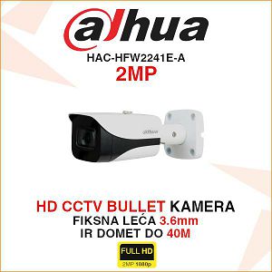 DAHUA CCTV BULLET KAMERA HAC-HFW2241E-A 2MP 3.6mm