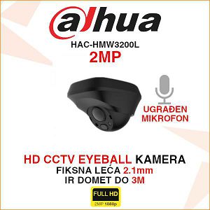 DAHUA 2MP MOBILNA EYEBALL KAMERA S MIKROFONOM HAC-HMW3200L