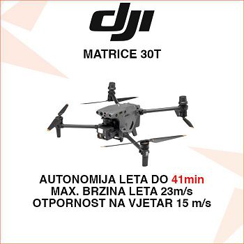 DJI PROFESIONALNI DRON S AUTONOMIJOM LETA DO 41 MIN MATRICE 30T