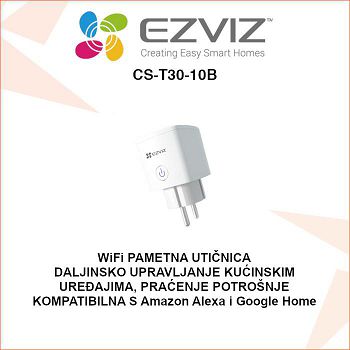 EZVIZ CS-T30-10B WiFi PAMETNA UTIČNICA