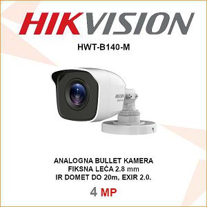 HIKVISION 4MP EXIR BULLET 2.8mm KAMERA HWT-B140-M
