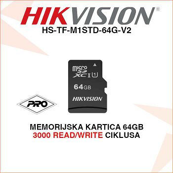 HIKVISION MEMORIJSKA KARTICA 64GB HS-TF-M1STD-64G-V2