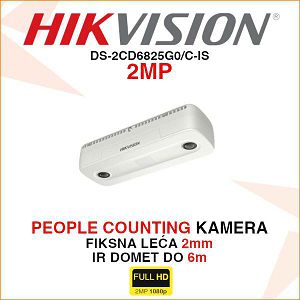 HIKVISION 2MP PEOPLE COUNTING IP KAMERA S 2 LEĆE DS-2CD6825G0/C-IS