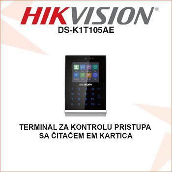 HIKVISION TERMINAL SA ČITAČEM EM KARTICA DS-K1T105AE