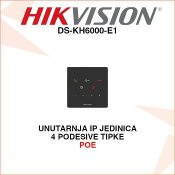 HIKVISION UNUTARNJA JEDINICA ZA IP PORTAFON DS-KH6000-E1