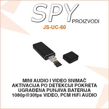 MINI USB STICK AUDIO I VIDEO SNIMAČ JS-UC-60