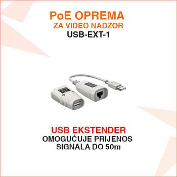 PLUG&PLAY USB EKSTENDER ZA PRIJENOS SIGNALA DO 50m USB-EXT-1