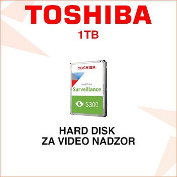 TOSHIBA 1TB PRO HARD DISK ZA VIDEO NADZOR HD1TB-T