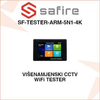 SAFIRE VIŠENAMJENSKI WIFI CCTV TESTER SF-TESTER-ARM-5N1-4K