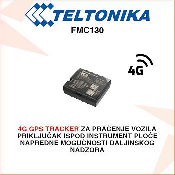 TELTONIKA 4G GPS TRACKER S NAPREDNIM FUNKCIJAMA FMC130