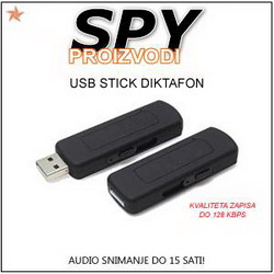 SPY DIKTAFON USB STICK SA AKTIVACIJOM NA ZVUK JS-XL0238