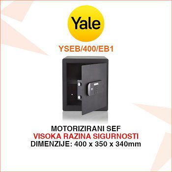 YALE SEF HIGH SECURITY OFFICE MOTORIZIRANI SEF NA ŠIFRU YSEB/400/EB1