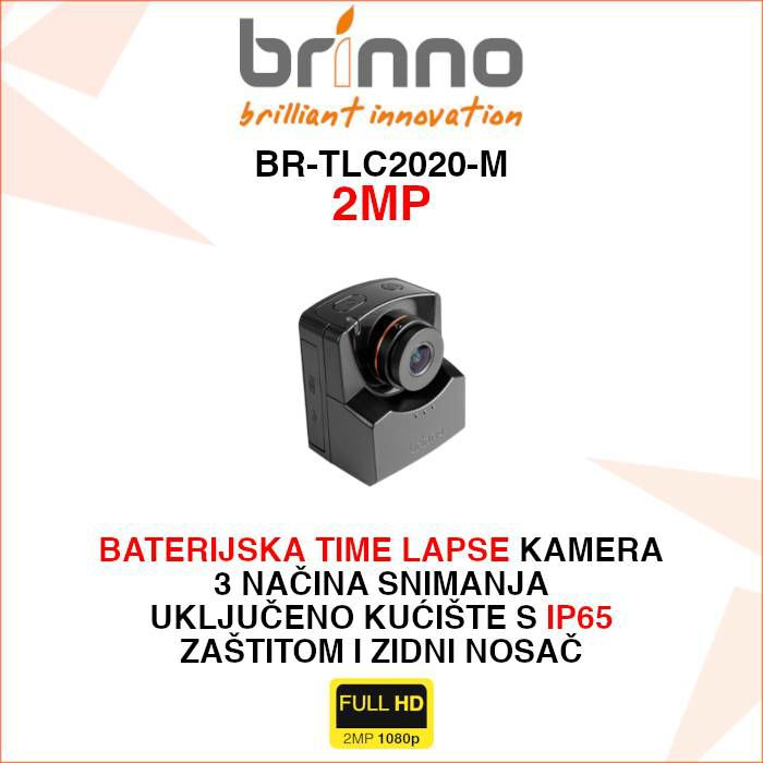 BRINNO BATERIJSKA PROFESIONALNA TIME LAPSE 2MP KAMERA BR-TLC2020-M