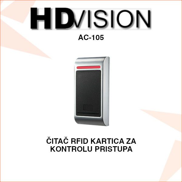 HDVISION ČITAČ RFID KARTICA ZA KONTROLU PRISTUPA AC-105
