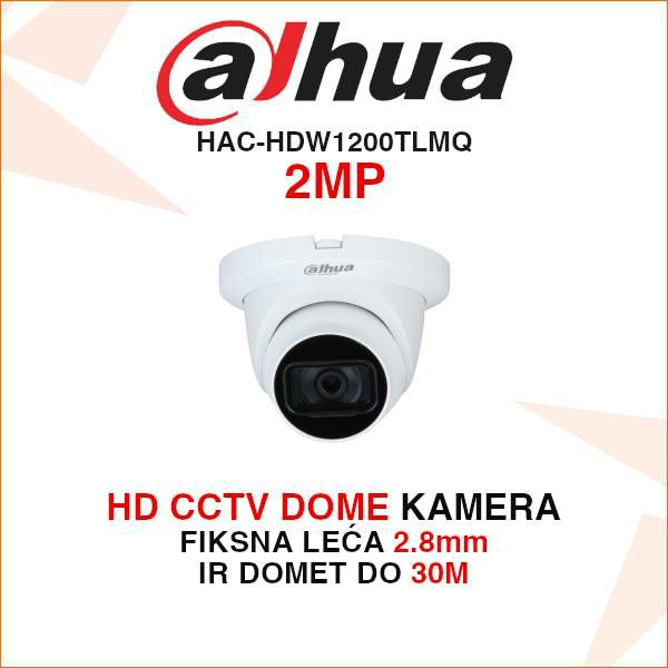 DAHUA CCTV DOME FULL HD KAMERA HAC-HDW1200TLMQ