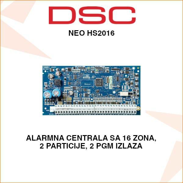 DSC ALARMNA CENTRALA SA 16 ZONA NEO HS2016