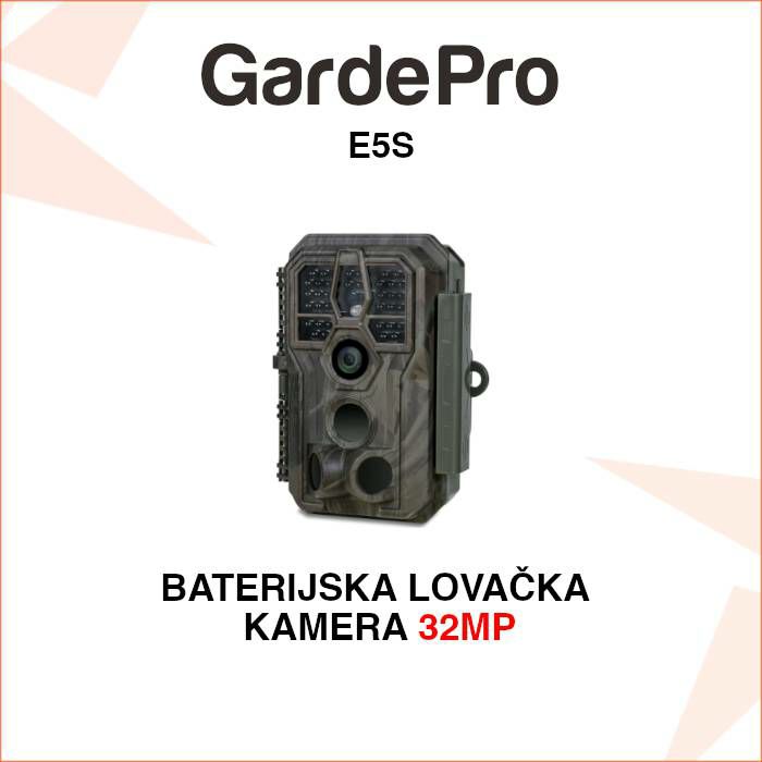 GardePro E5S LOVAČKA BATERIJSKA KAMERA 32MP 
