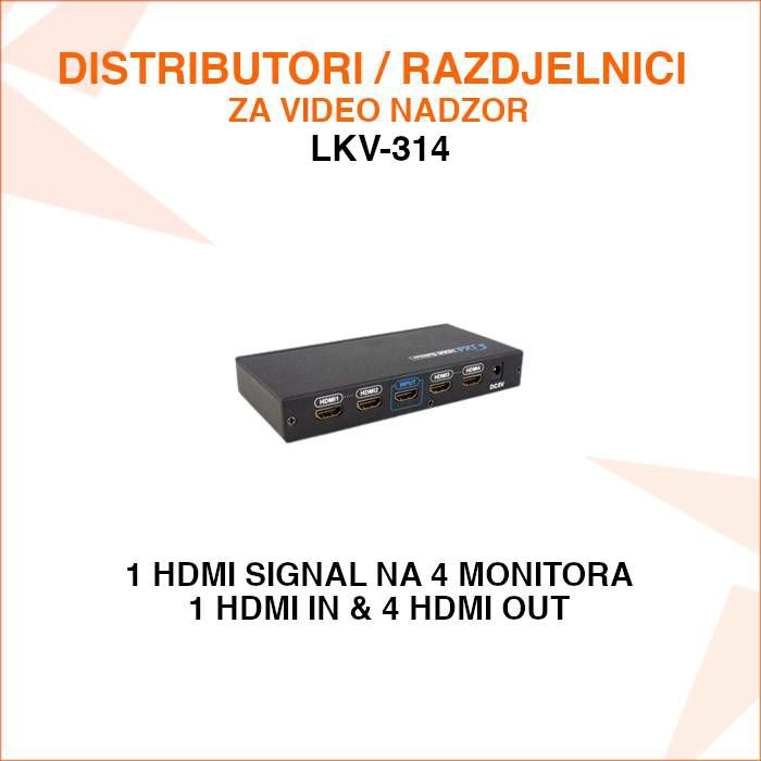 HDMI RAZDJELNIK 1NA4 - LKV-314