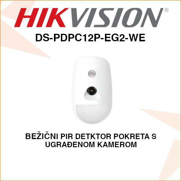 HIKVISION AX PRO DETEKTOR POKRETA S KAMEROM DS-PDPC12P-EG2-WE