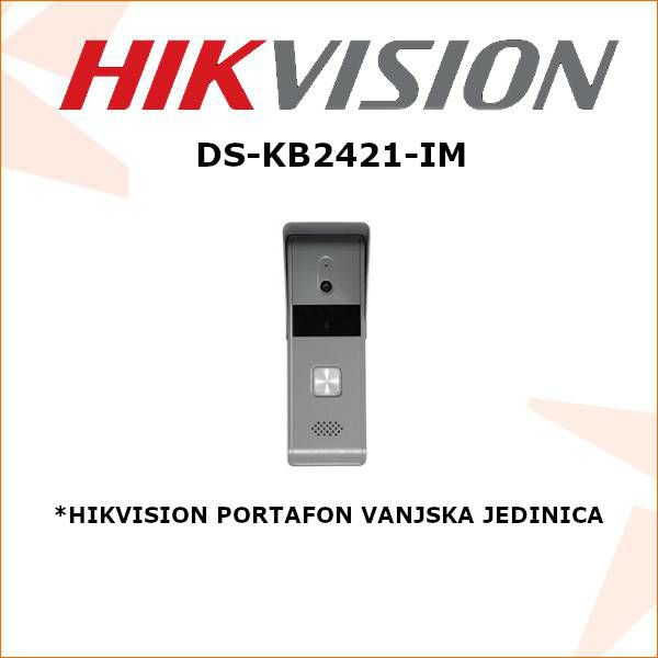HIKVISION PORTAFONSKA VANJSKA JEDINICA DS-KB2421-IM
