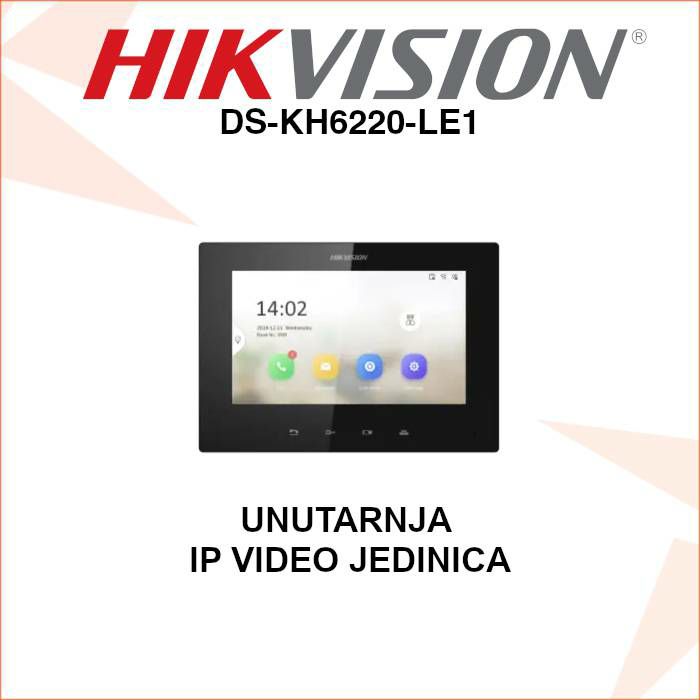 HIKVISION UNUTARNJA PORTAFONSKA JEDINICA DS-KH6220-LE1