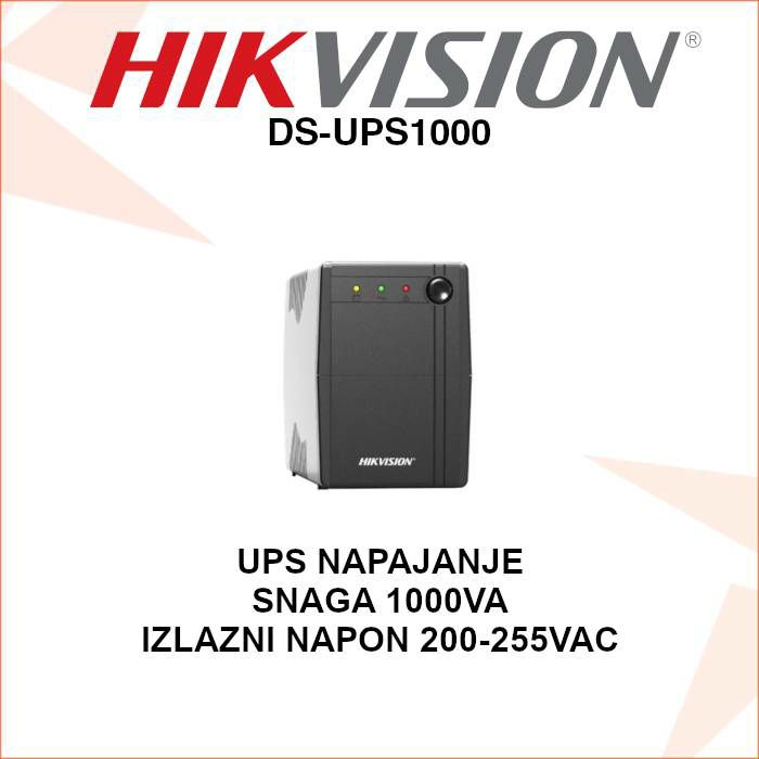 HIKVISION UPS BESPREKIDNO NAPAJANJE DS-UPS1000