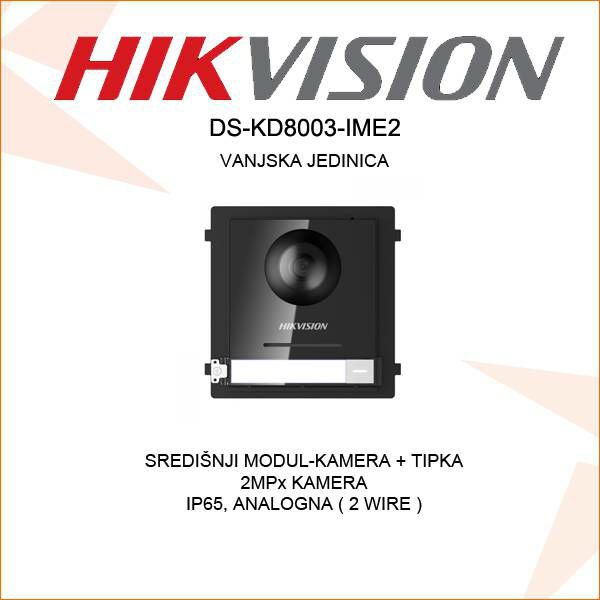 HIKVISION VANJSKA MODULARNA JEDINICA S KAMEROM DS-KD-8003 IME2