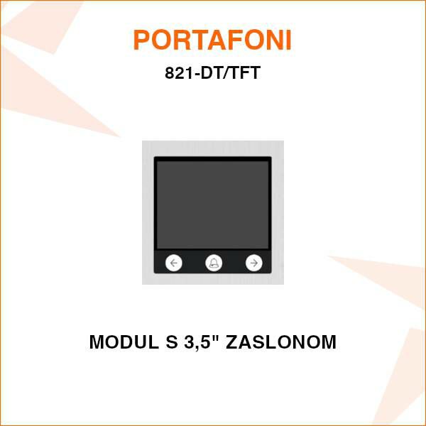 V-TEK PORTAFONSKI MODUL SA TFT ZASLONOM 821-DT/TFT