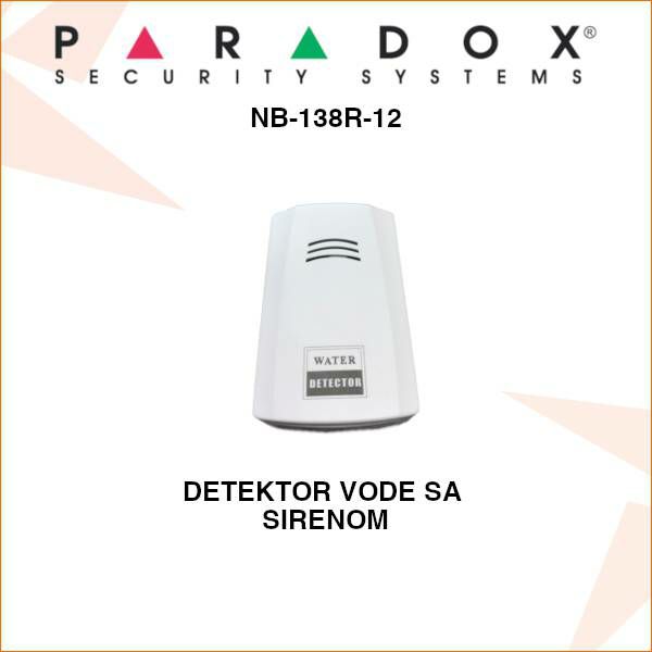 PARADOX DETEKTOR VODE SA UGRAĐENOM SIRENOM NB-138R-12
