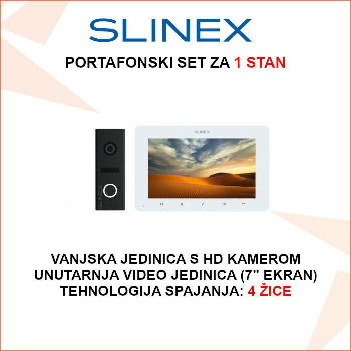 SLINEX KOMPLET PORTAFONA S VIDEO JEDINICOM SLINEX-VIDEO-SET2