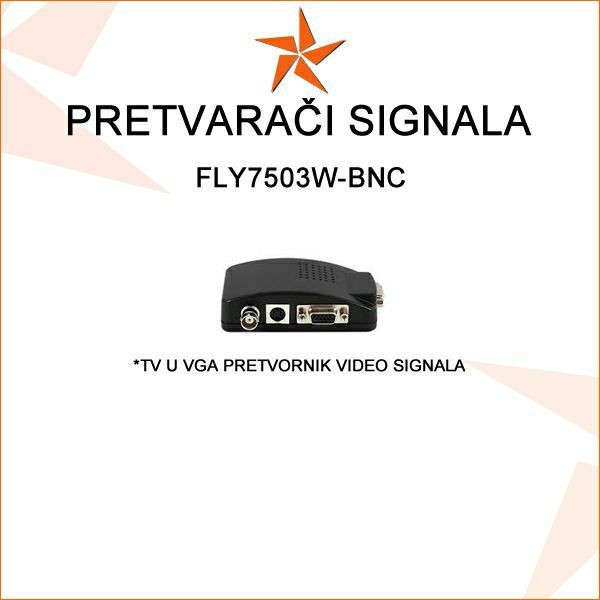 TV KOMPOZITNI U VGA PRETVORNIK FLY7503W-BNC