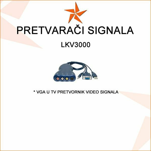 VGA U TV KOMPOZITNI PRETVORNIK SIGNALA LKV3000